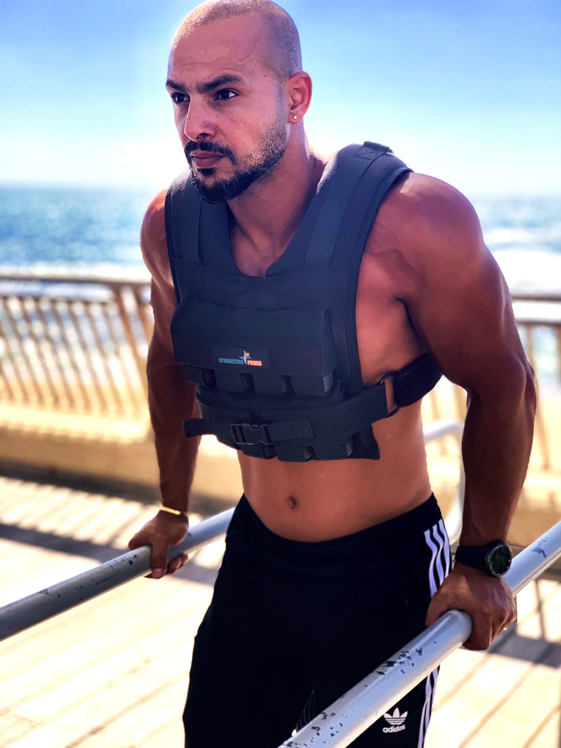 Weighted Vest Adjustable for Men and Women – Workout Weight Training Vest for Fitness, Running, Strength, Exercise & Cross Training