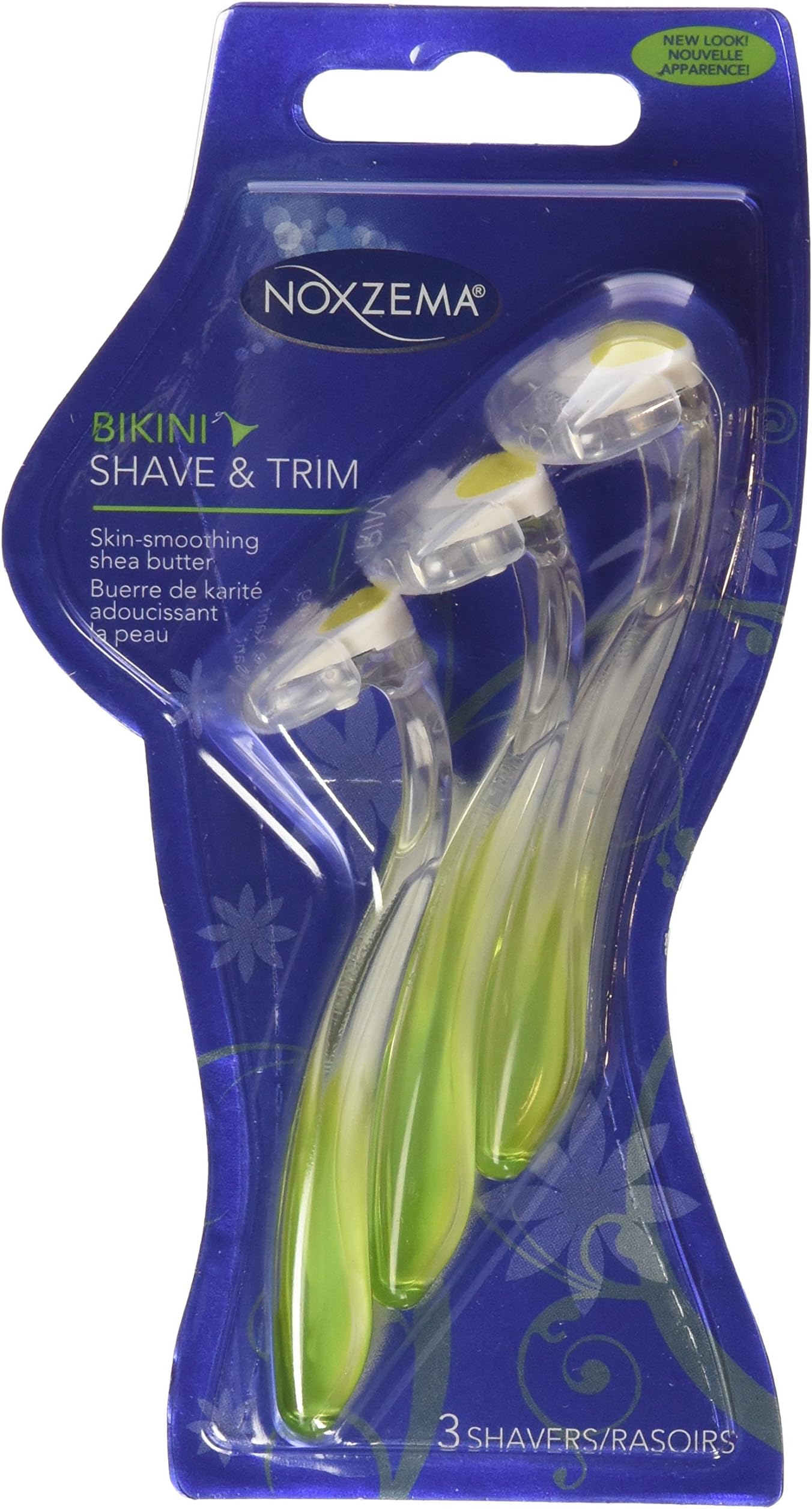 Noxema Bikini Shave and Trim 3 in a Pack (6 Packs)