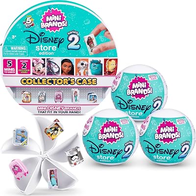 Mini Brands Disney Store Series 2 Mystery Capsule Starter Pack Collector's Case
