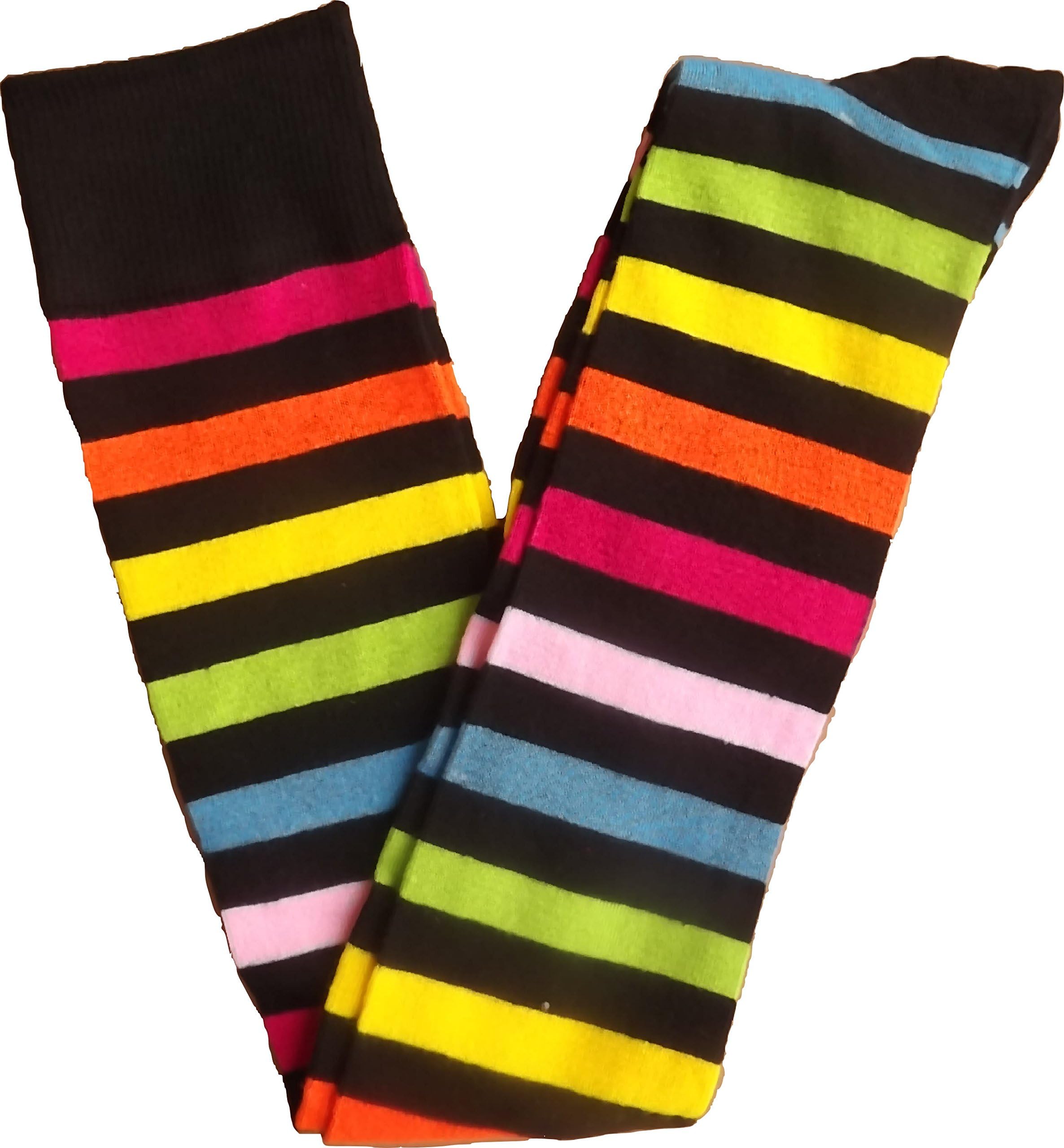 Shropshire SuppliesLadies Over The Knee Thigh Length Socks Long Socks Stripey Striped Socks