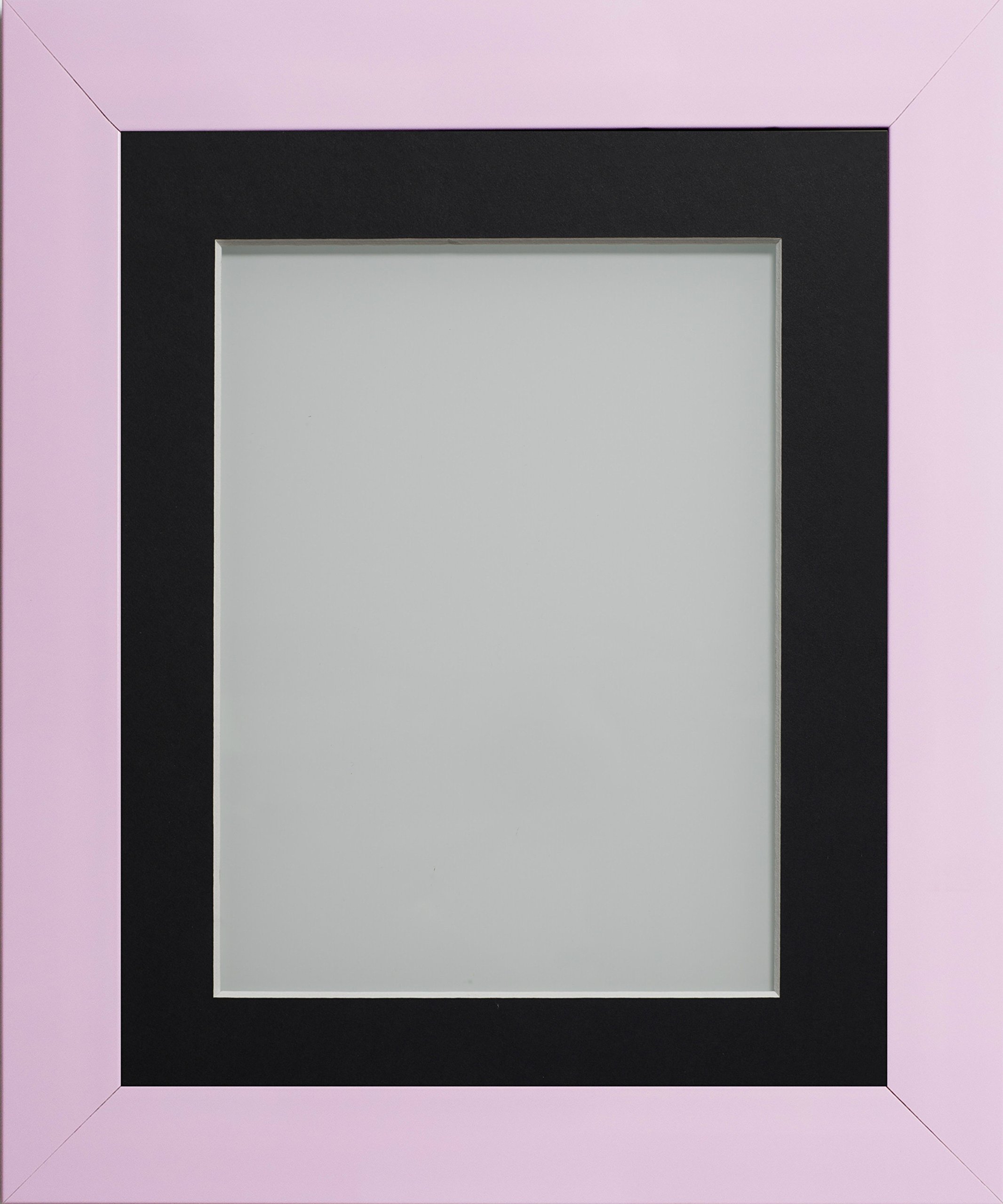 Frame Company Candy Range Peony Picture Photo Frames with Black Mount, 8x8 for 5x5 *Choice of Sizes and Colours* Fitted with Real Glass