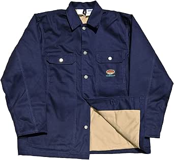 Amazon.com: Rasco FR Navy Quilted Chore Coat NCFQ1215 Flame Resistant Jacket: Clothing