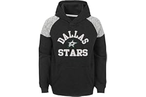 Outerstuff NHL Big Boys Youth (8-20) Linebacker Fleece Hoodie, Team Options, Dallas Stars, 10-12