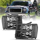 TUSDAR Fit for 2007-2013 GMC Sierra 1500 Headlight