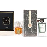 Lattafa Khamrah Eau de Parfum 100ml Atlas Eau de Parfum 100ml &ndash; Long Lasting Arabian Fragrance Bundle for Men, Warm Spicy &amp; Fresh Aquatic Cologne Set, Luxury Gift Set