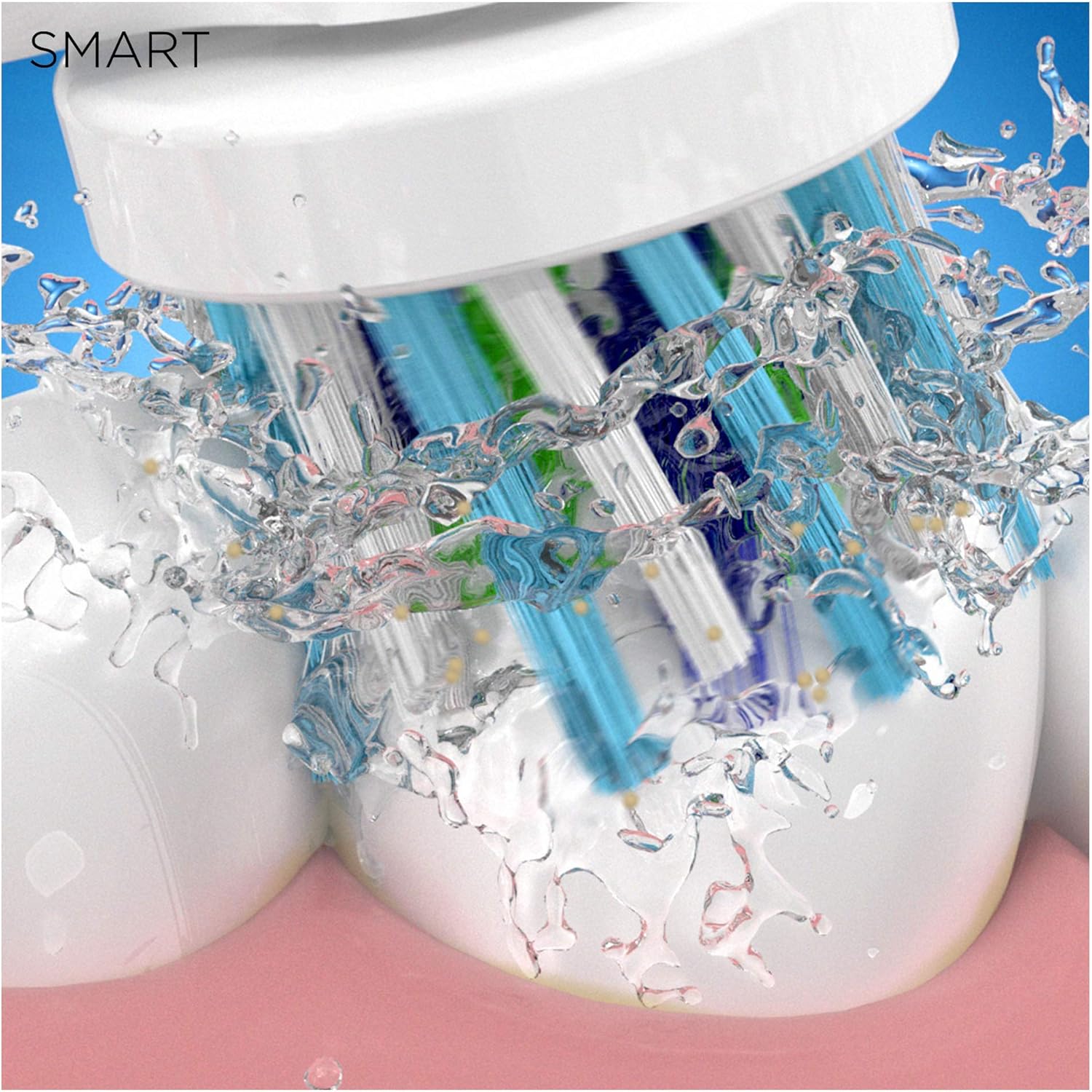 Oral-B Smart 6 Electric Toothbrushes for Adults App Connected Handle, 3 Toothbrush Heads & Travel Case, 5 Modes - Image 5