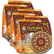 Amazon.com : 6-Pack (Salted Caramel) Old Town White Coffee 3 in 1 ...