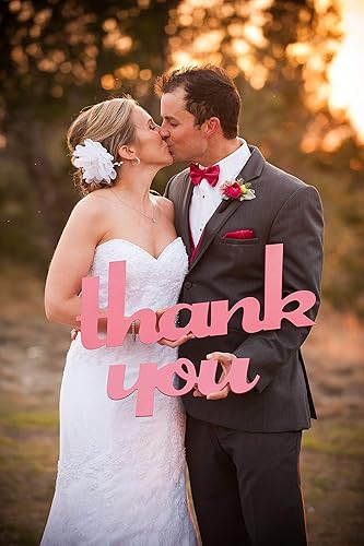 Amazon Com Thank You Sign Wedding Sign Photo Prop For Thank You