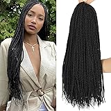 Crochet Braids Senegalese Twist Crochet Hair 7 Packs Pre Looped Micro Senegalese Twist Braiding Hair Ombre Crochet Braids for
