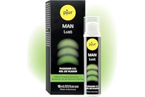 pjur MAN Lust Pleasure Gel for Men, Intensifying Sensation Gel with Paracress Extract, Long-Lasting Tingling, Water-Based - 0
