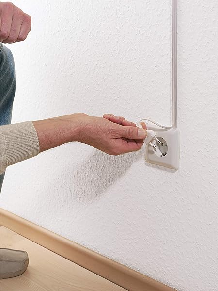 RolloTron Aufputz Schwenkwickler Standard DuoFern Minigurt 2550 UW Elektrischer Funk Gurtwickler fr Rolllden