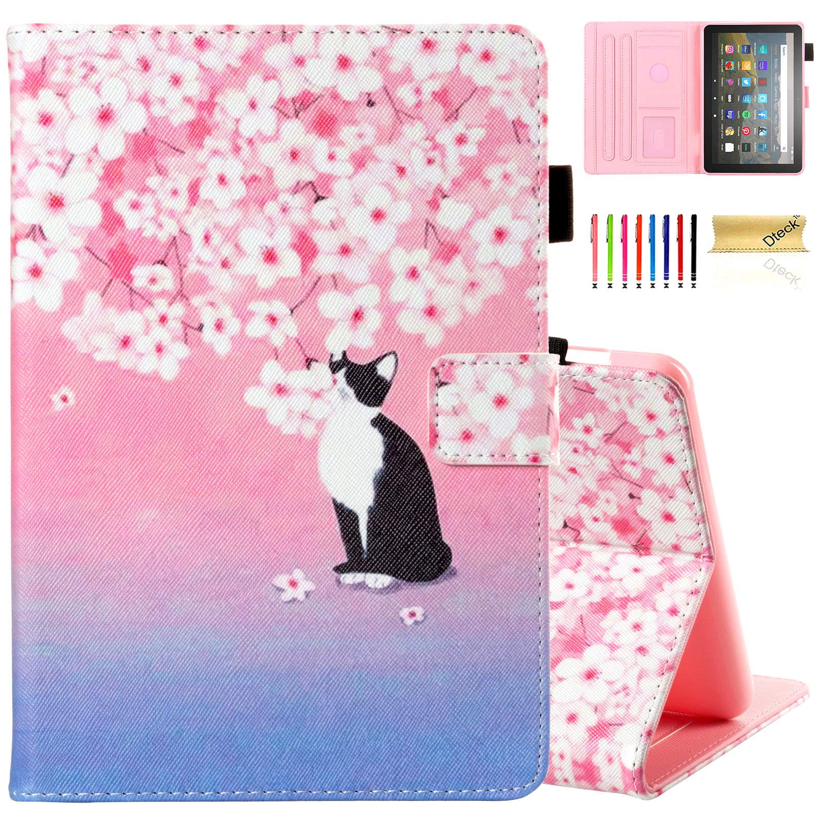Dteck Case for Fire HD 8 & Fire HD 8 Plus Tablet