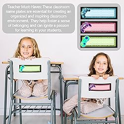 30 Name Tags for Classroom Cubbies, 3x9 in Video