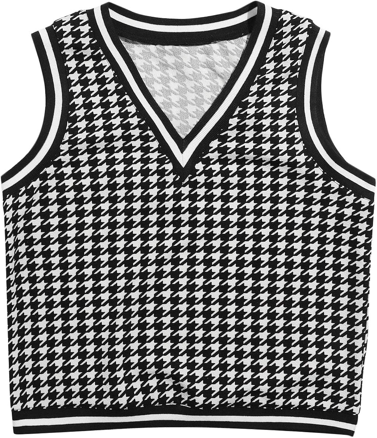 black v neck sweater vest womens