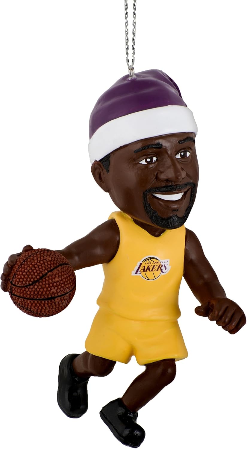 Amazon Com Los Angeles Lakers Bryant K 24 Resin Player Elf Ornament Sports Outdoors