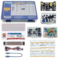 BOJACK 37 Values 480 Pcs Electronics Component Fun