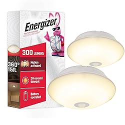 Energizer Motion Activated LED Ceiling Light, 2