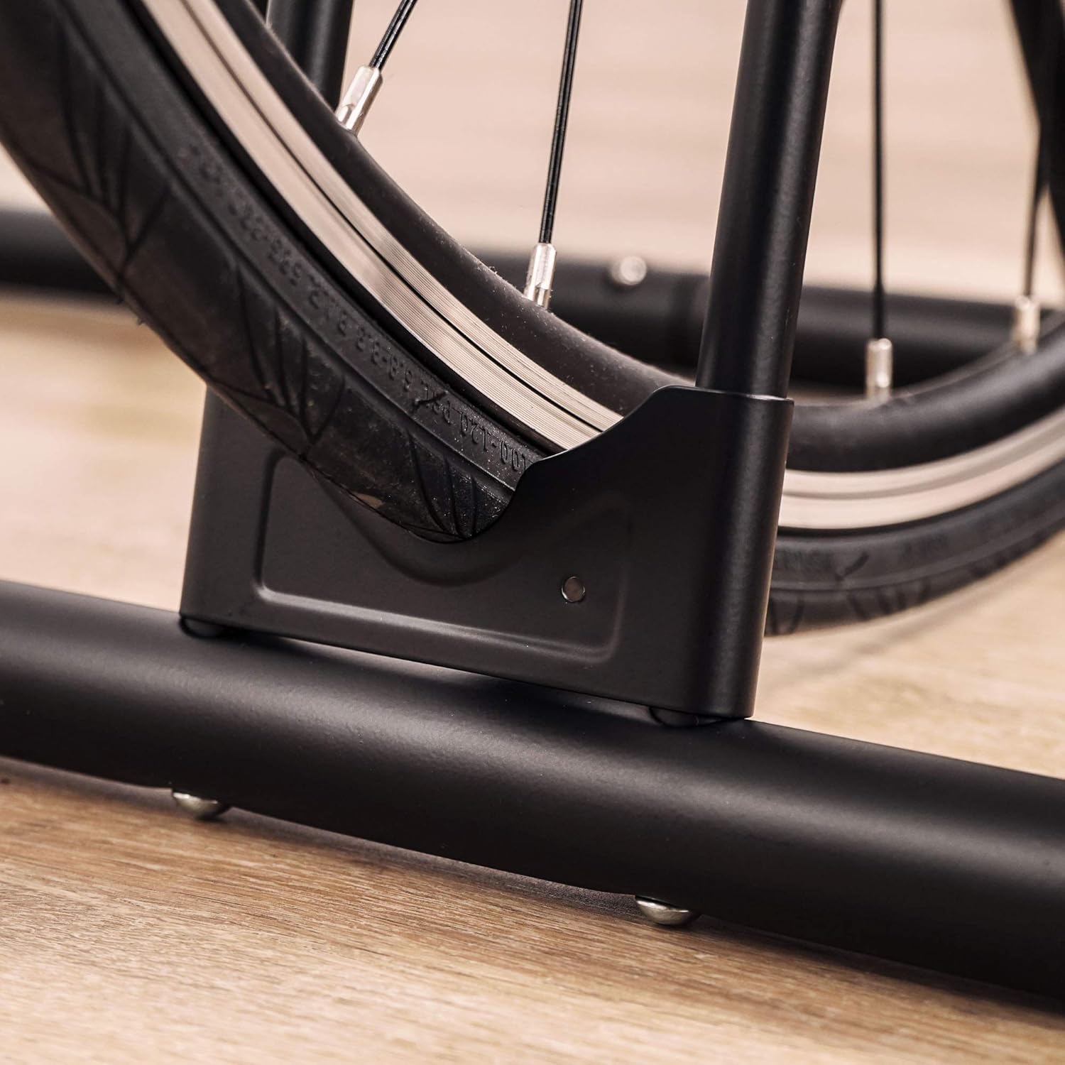 CyclingDeal Bicycle Floor Type Parking Rack Stand - for Mountain MTB and Road Bike Indoor Nook Garage Storage - 4 Bikes : Sports & Outdoors
