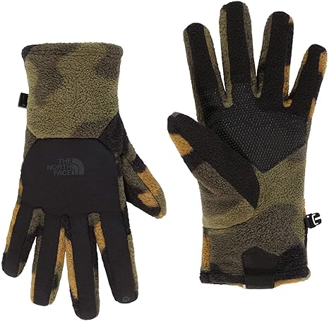 north face camo gloves