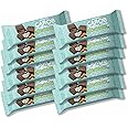 Missy J's Organic Carob Coconut, Almond and Sea Salt Truffley Treats 12 Pack, Vegan Gluten and Caffeine free, Healthy Substitute for Chocolate, Perfect for Snacks and Treats