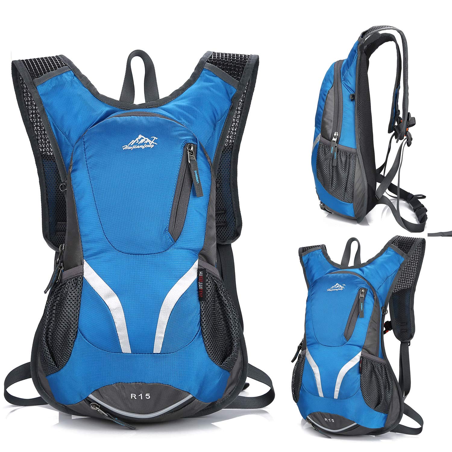 Zaino da ciclismo impermeabile e traspirante con copertura antipioggia  Borse sportive per bicicletta Escursionismo Campeggio Alpinismo Sci Trekking  Zaino per bici Zaino da sci leggero da 15 litri Zaini per ciclismo  urban-earth.co.uk