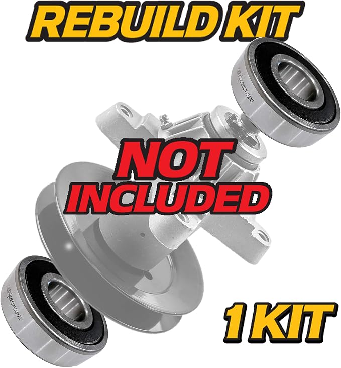 2-Pack Spindle Bearing Rebuild Kit For Cub Cadet & MTD Mowers - Replaces 918-04865A, 918-04865