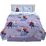 Franco Kids Bedding Super Soft Comforter and Sheet Set with Sham, 7 Piece Full Size, Disney Frozen 2