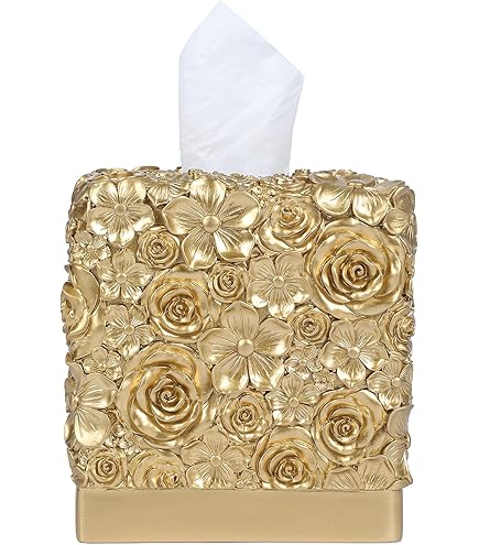 Amazon.com: Pink and Gold Art Marble Tissue Box Cover Leather