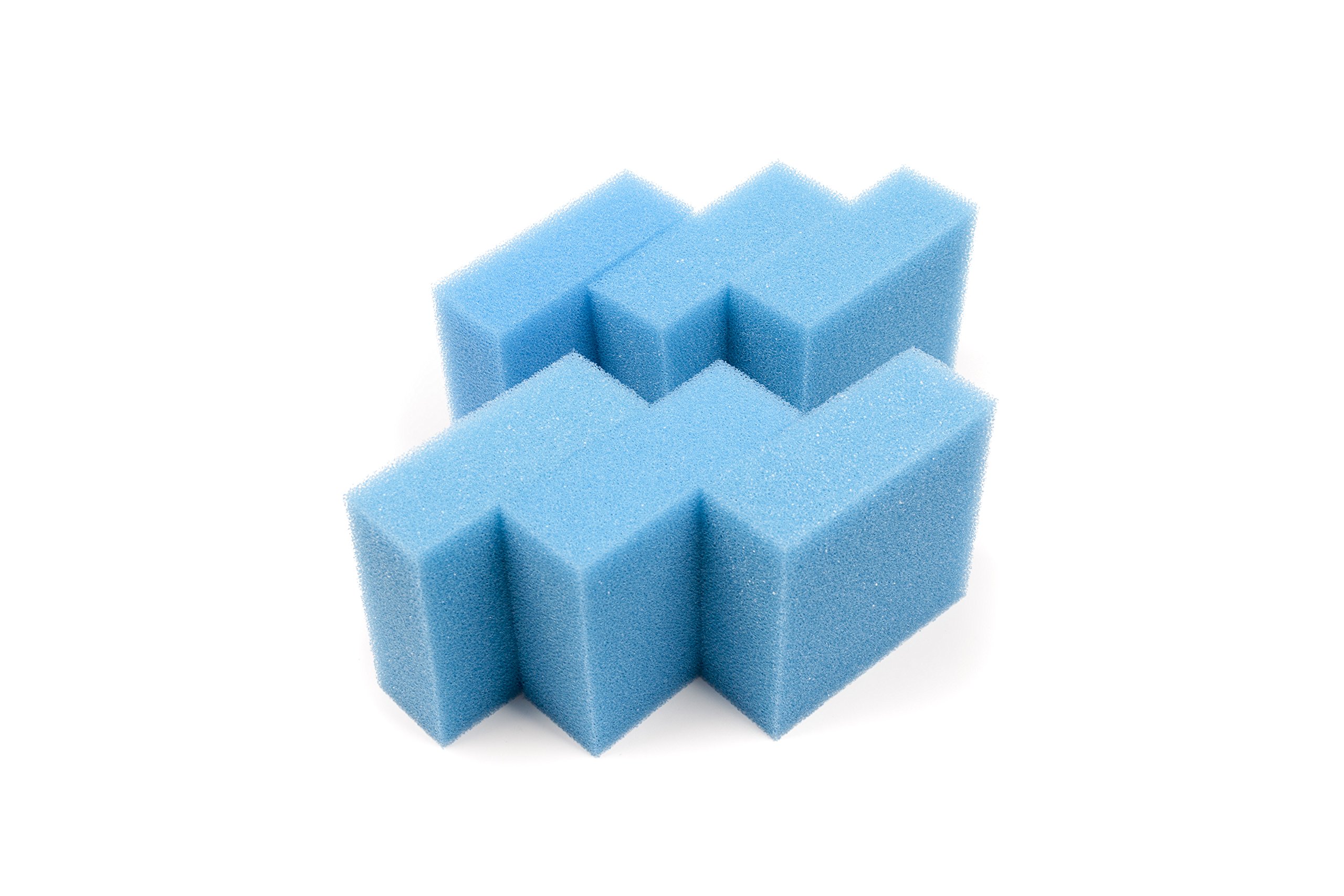 LTWHOME Compatible with Fine Foam Filter Pads Fish Tank Juwel Standard/BioFlow 6.0 / L(Pack of 6)