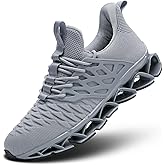 Men's Slip on Walking Running Shoes Blade Tennis Casual Fashion Sneakers Comfort Non Slip Work Sport Athletic Trainer