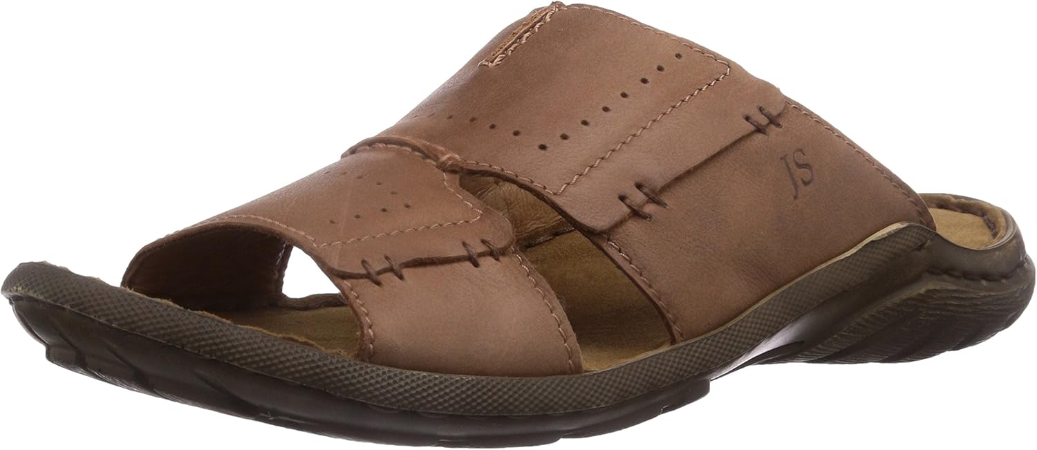 brown slide mules