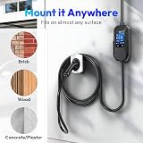 Tera EV Charger Holder Type 2 Heavy Duty Wall Mount White view 6