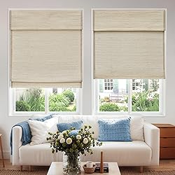 Pasoun Cordless Roman Shades for