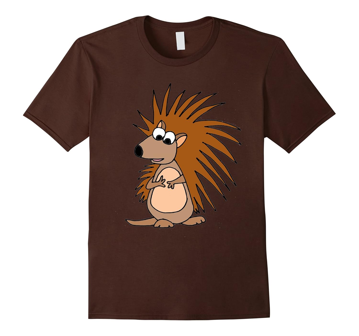 Smilealottees Cute Porcupine Cartoon T-shirt-ANZ