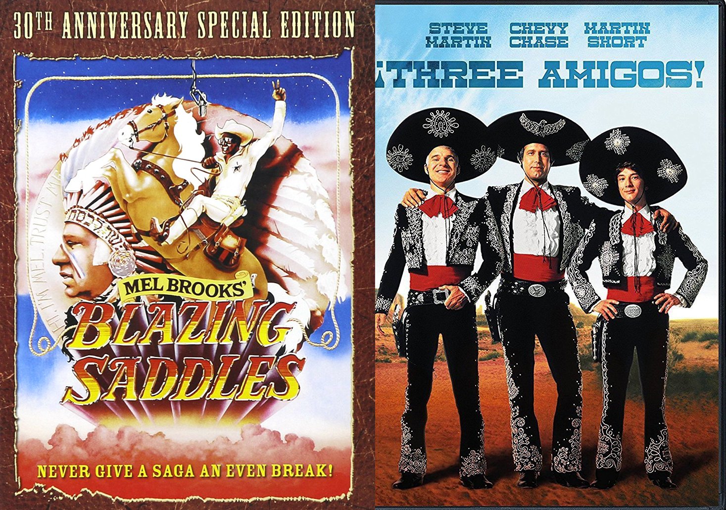 Blazing Saddles Special Edition & Three Amigos DVD Western