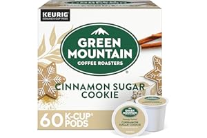 Green Mountain Coffee Roasters Cinnamon Sugar Cookie Coffee, Keurig Single Serve K-Cup Pods, 60 Count