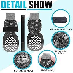 EXPAWLORER Anti Slip Dog Socks to Prevent Licking