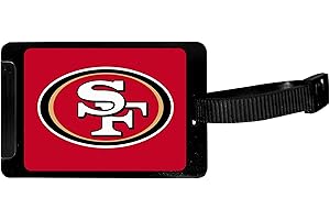 Siskiyou NFL San Francisco 49ers Luggage Tag, Black, 3.25"