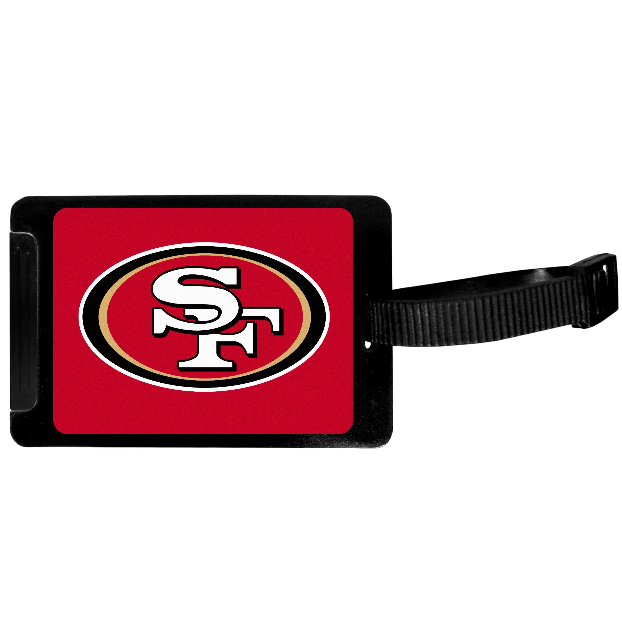 Siskiyou NFL San Francisco 49ers Luggage Tag, Black, 3.25"
