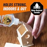 Gorilla Glue Clear 50ml - Crystal Clear, Water Resistant, Non-Expanding view 7