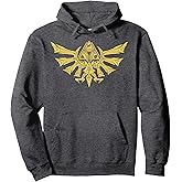 Nintendo Zelda Ornate Hyrulian Emblem Graphic Hoodie Pullover Hoodie