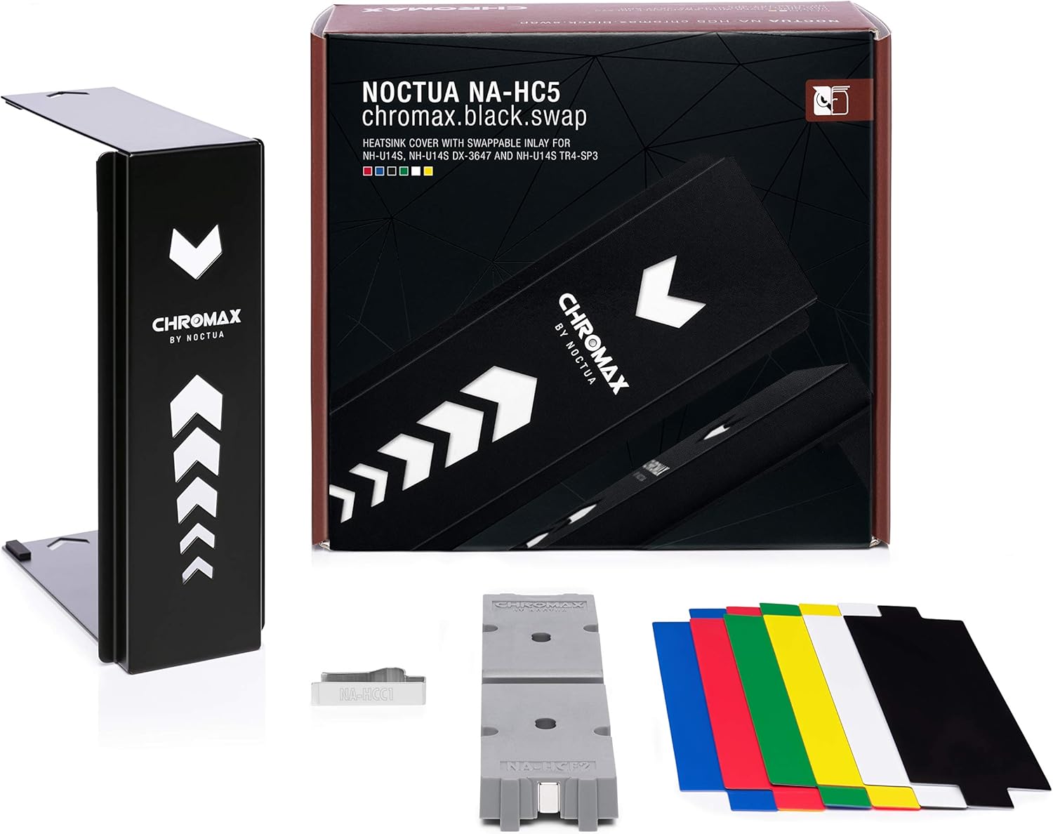 Noctua NA-HC5 chromax.black.swap, Heatsink Cover for NH-U14S, NH-U14S TR4-SP3 & NH-U14S DX-3647 (Black) - Image 5