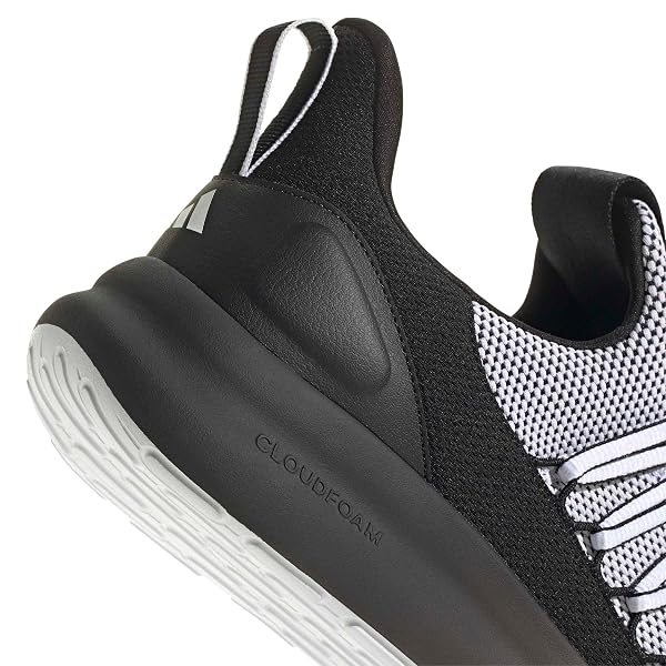 ADIDAS MEN’S LITE RACER ADAPT 7.0, WHITE/BLACK/WHITE, 10