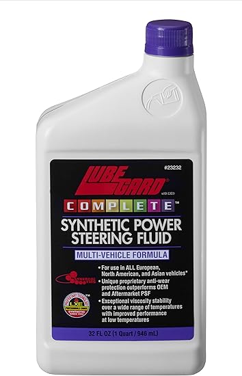 Amazon Com Lubegard 23232 Complete Synthetic Power Steering Fluid 32 Fl Oz Automotive