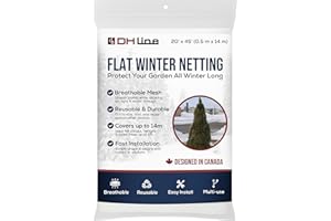 Garden Netting Mesh 20″ x 45′ – DH Line Garden Net – Breathable Fruit Tree Netting – Suitable for Trees, Shrubs & Conifers – 