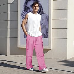 Baggy Cargo Pants Men Wide Casual Parachute Pants