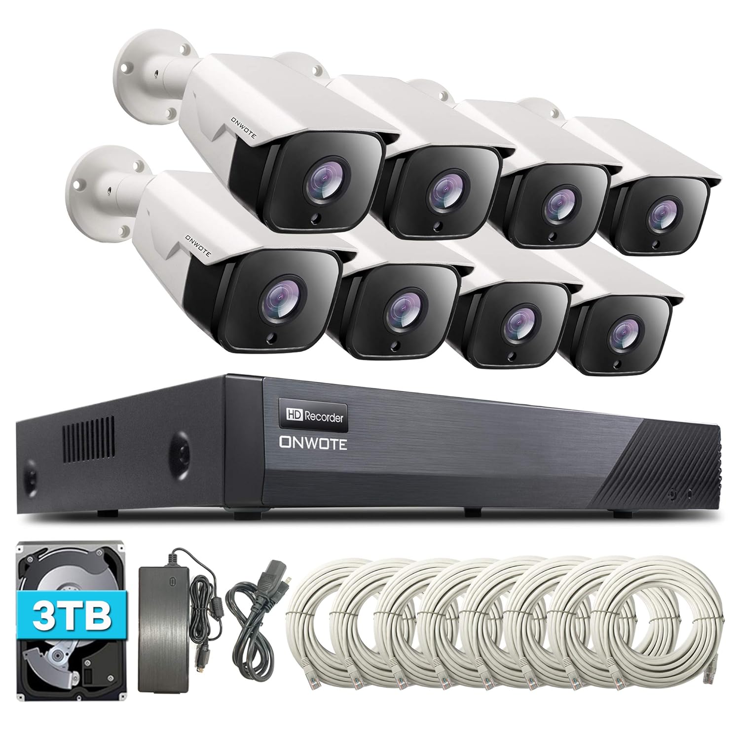 Best 8 Channel Home Security Camera System With Night Vision 5 Mp
