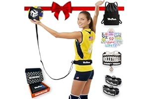 VbStar Volleyball Training Equipment Aid - Practice Your Serving, Setting & Spiking with Ease, Great Solo Serve & Spike Trainer for Beginners & Pro, Perfect Volleyball Gift