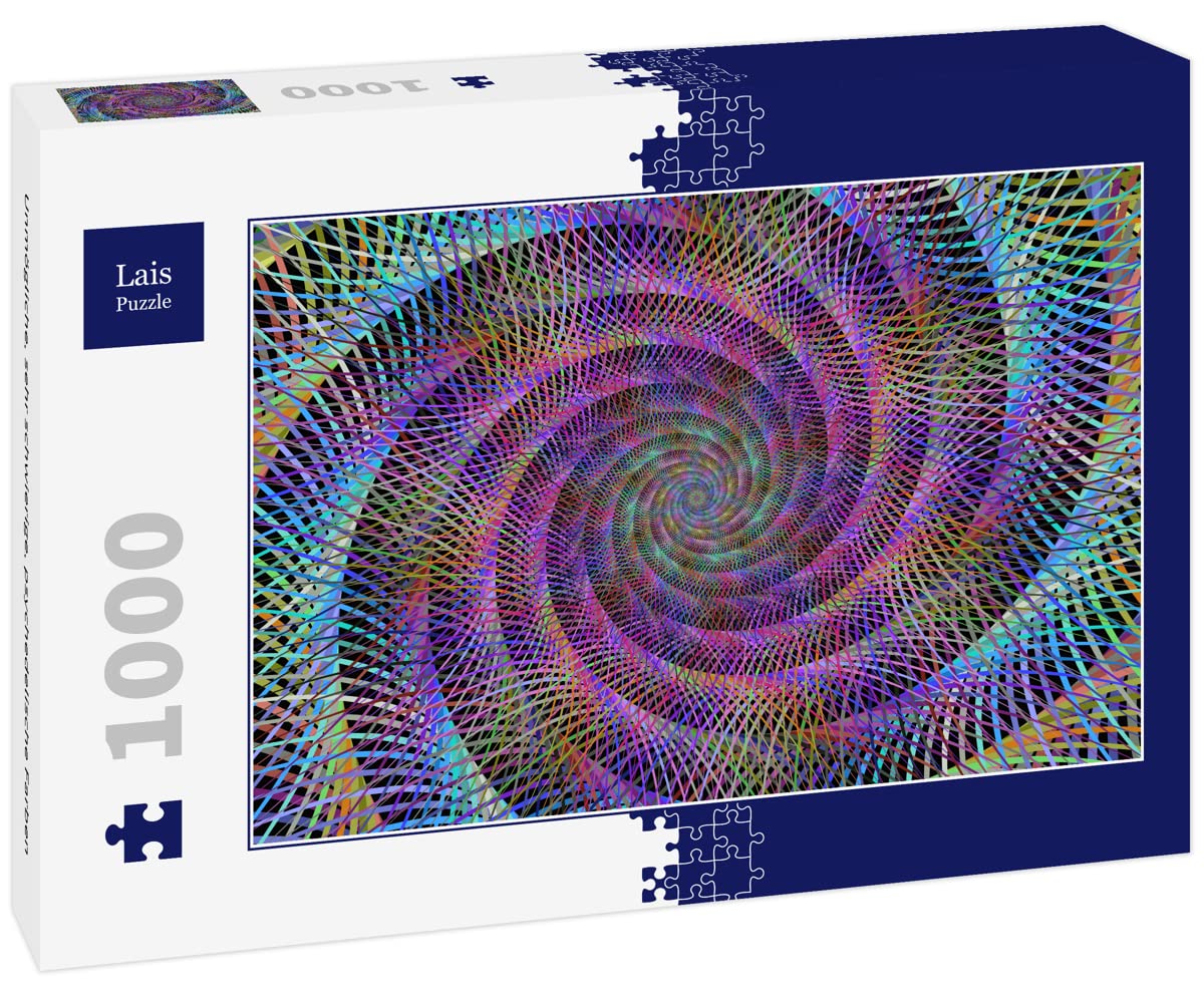 Lais Puzzle Impossible, very difficult, psychedelic colours 1000 pieces