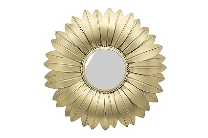 One Decor Sunflower Gold Wall Mirror Frame